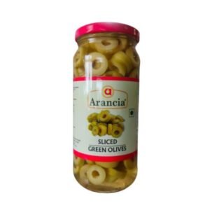 Arancia Sliced Green Olives (225g)