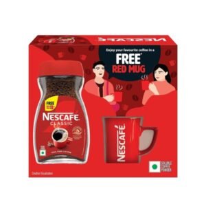 Nescafe Classic Instant Coffee With Free Red Mug 180 g