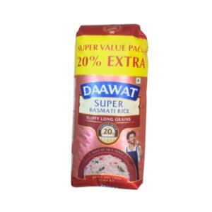 Daawat Super Basmati Rice 1kg+200g