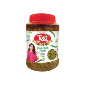 Tops Gold Green Chilli Pickle (900 g)