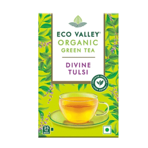 Eco Valley Organic Green Tea Divine Tulsi (42.5g)