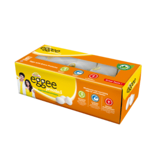 Eggee Provita White Eggs Tray, 10 Pieces